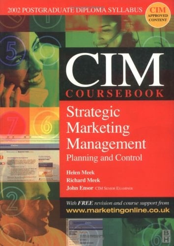 Strategic Marketing Management: Planning and Control
