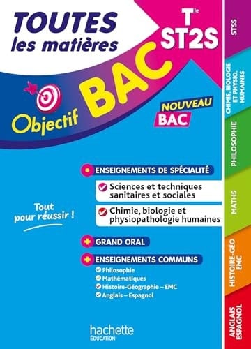 Toutes les matières Tle ST2S Spécialités Sciences et techniques sanitaires et sociales-Chimie, biolo