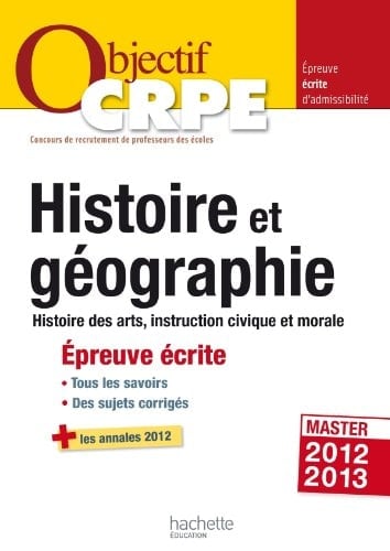 Histoire et géographie histoire des arts, instruction civique et morale