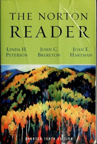 The Norton Reader An Anthology of Nonfiction Prose
