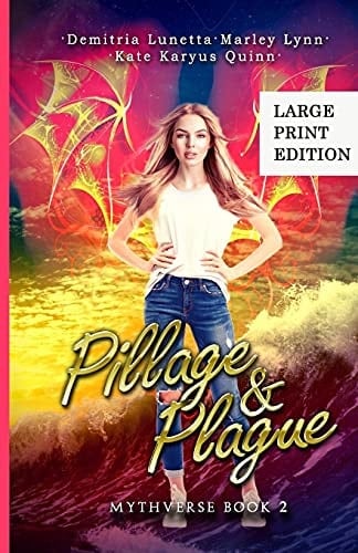 Pillage & Plague A Young Adult Urban Fantasy Academy Series Large Print Version