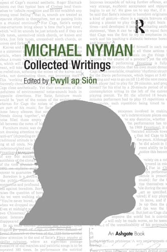 Michael Nyman: Collected Writings