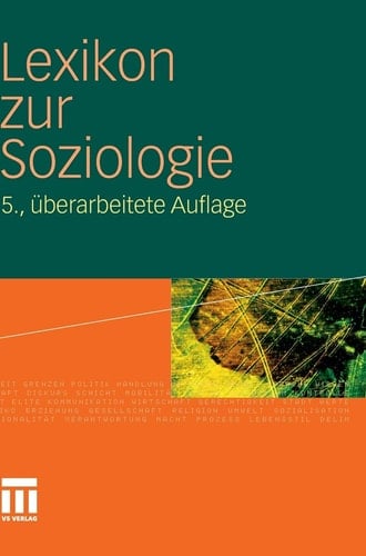 Lexikon zur Soziologie