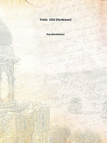 Tristia 1922 [Hardcover]