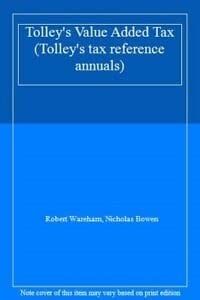 Tolley's Value Added Tax 1991-92