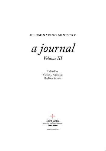 Illuminating Ministry A Journal