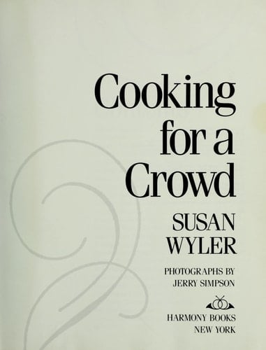 Cooking for a Crowd