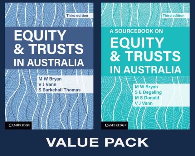 Equity and Trusts Value Pack 2 Volume Paperback Set: Equity & Trusts 3e + A Sourcebook on Equity & Trusts 3e