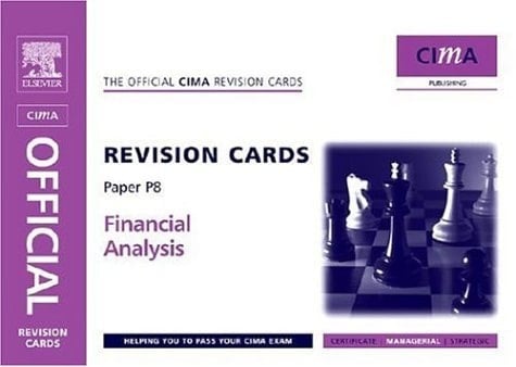 CIMA Revision Cards Financial Analysis