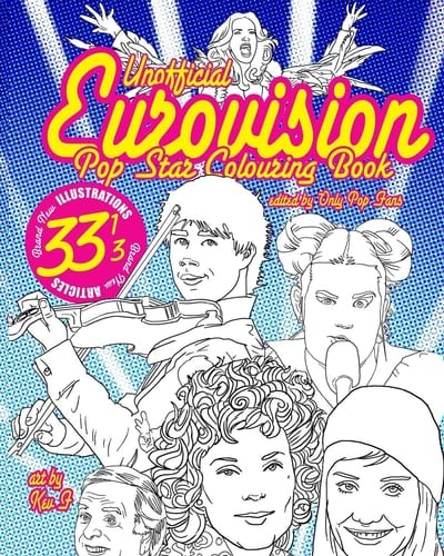 Eurovision Pop Star Colouring Book Unofficial