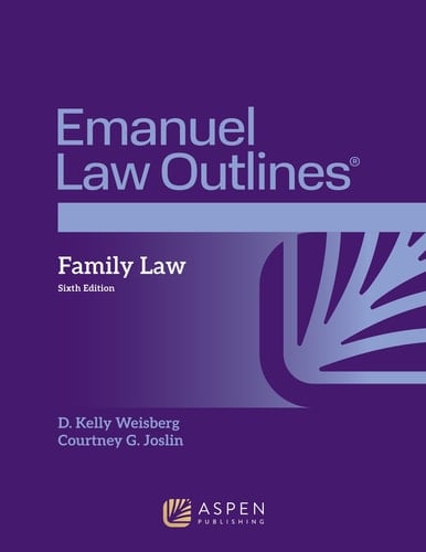 Emanuel Law Outlines for Family Law