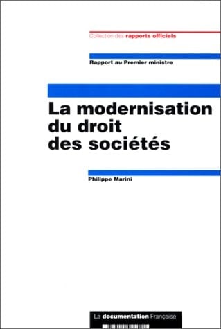 La modernisation du droit des sociétés