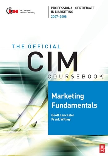 Marketing Fundamentals 2007-2008