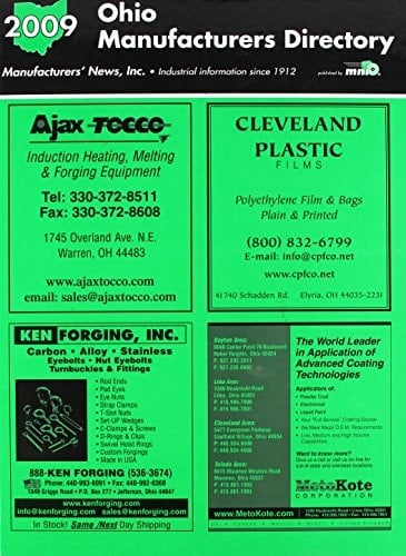 2009 Ohio Manufacturers Directory