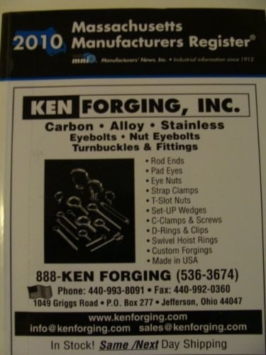 2010 Massachusetts Manufacturers Register