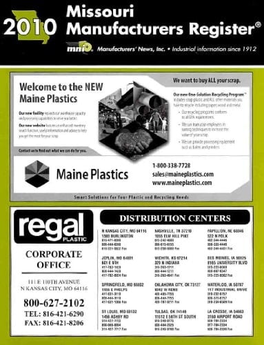 2010 Missouri Manufacturers Register