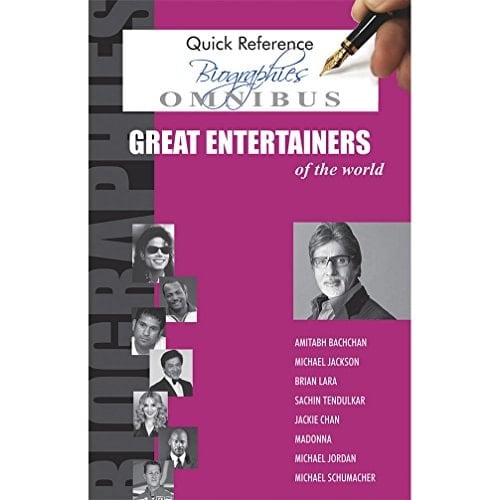 Quick Ref Bio Omnibus Great Entertainers Of World (Quick Ref. Biographies Omnibus Series)
