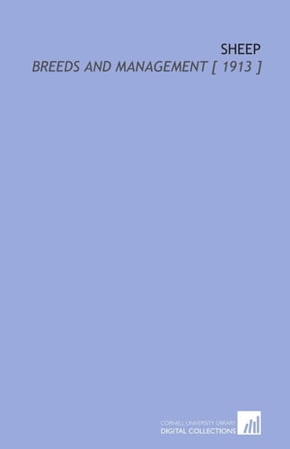 Sheep: Breeds and Management [ 1913 ]