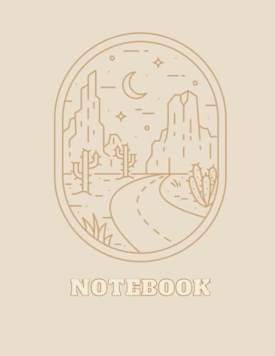 Ruled Notebook - Paperback with lined paper and stylish design