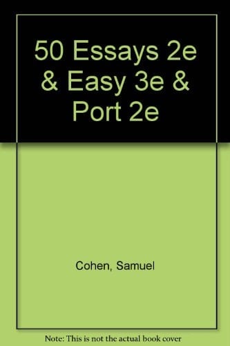 50 Essays, 2nd Edition & Easy, 3rd Edition & Port, 2nd Edition
