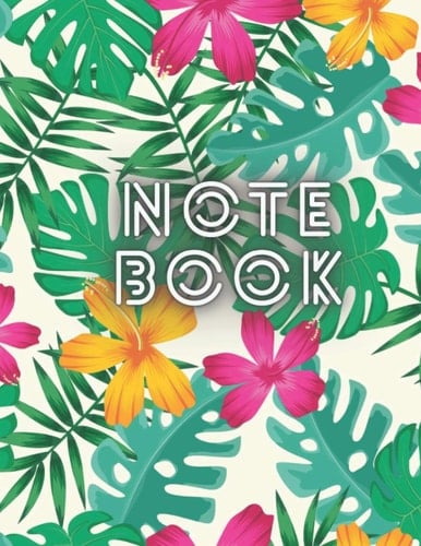 note book: A notebook size 8.5 x 11 100 sheets A notebook used by girls and women. It is used in the school and college to record diaries and notes. ... it to the one you love Carries in the bag