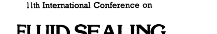 11th International Conference on Fluid Sealing
