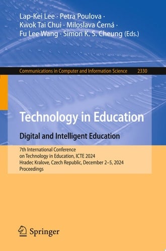 Technology in Education. Digital and Intelligent Education