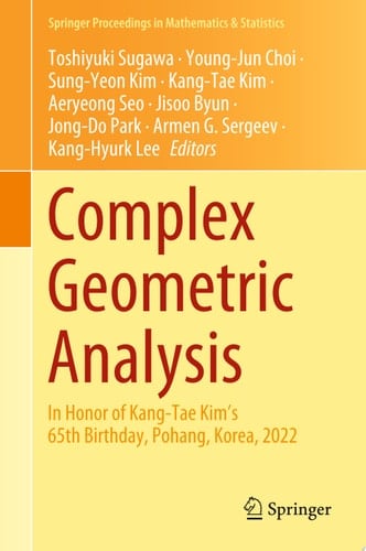 Complex Geometric Analysis