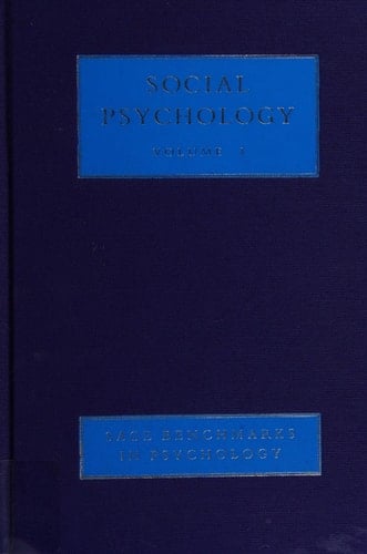 Social Psychology (SAGE Benchmarks in Psychology)