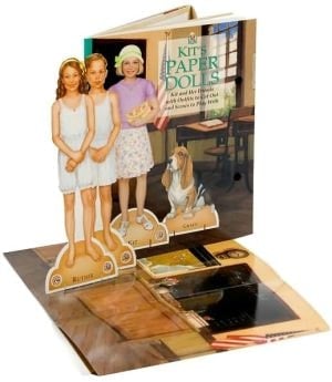 Kit's Paper Dolls Kit and Her Friends with Outfits to Cut Out and Scenes to Play with