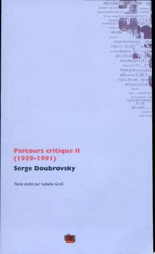 Parcours critique 1959-1991. II