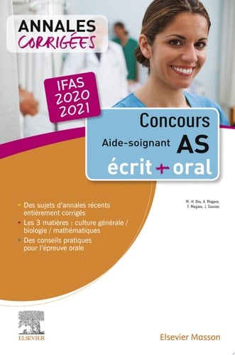 Concours Aide-soignant - Annales corrigées - IFAS 2020