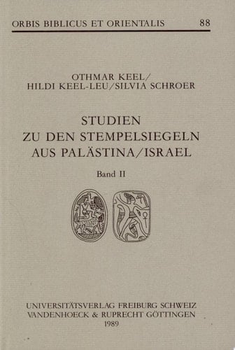 Studien zu den Stempelsiegeln aus Palästina/Israel