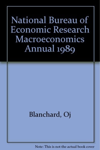 NBER Macroeconomics Annual 1989