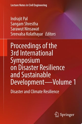 Proceedings of the 3rd International Symposium on Disaster Resilience and Sustainable Development—Volume 1