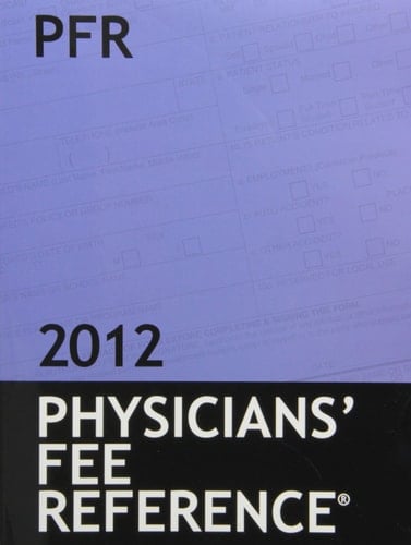 Physicians' Fee Reference 2012