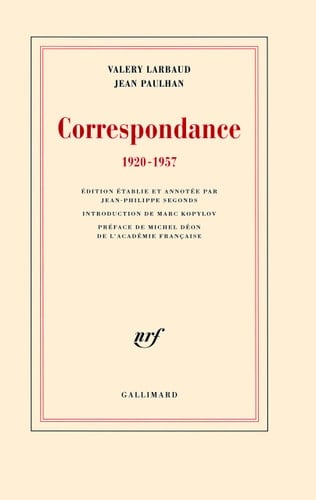 Correspondance: (1920-1957)
