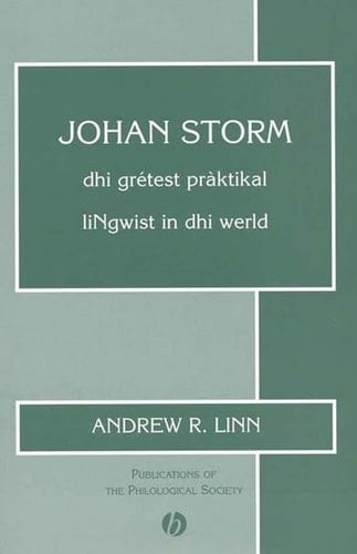 Johan Storm dhi gretest pràktikal liNgwist in dhi werld