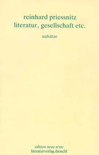 Werkausgabe / Literatur, Gesellschaft etc.