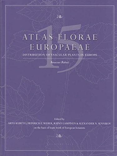 Atlas florae Europaeae : distribution of vascular plants in Europe. 15. Rosaceae (Rubus)