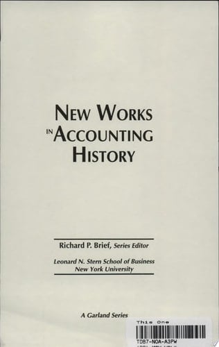 Accounting Research, 1948-1958: Selected articles on accounting theory