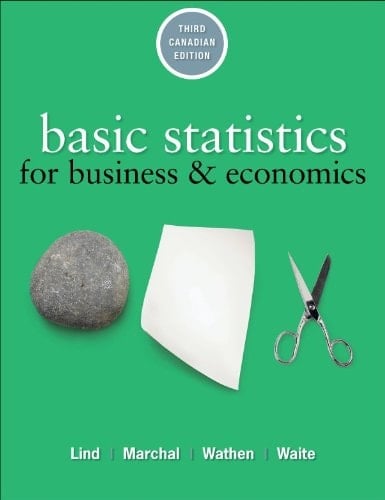 Basic Statistics for Business and Economics, 3rd Cdn edition with iStudy Access Card