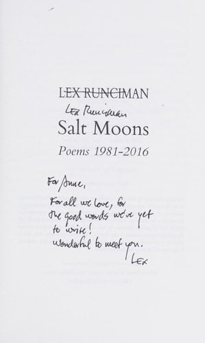 Salt Moons Poems 1981-2016