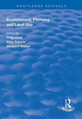 Environment Planning and Land Use