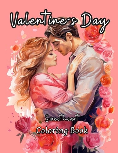 Valentine´s Day Coloring Book: 50 beautiful patterns to color