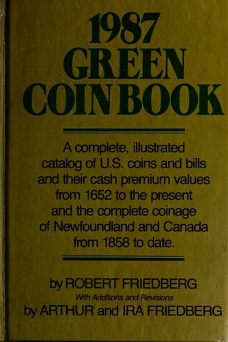 1987 Green Coin Book