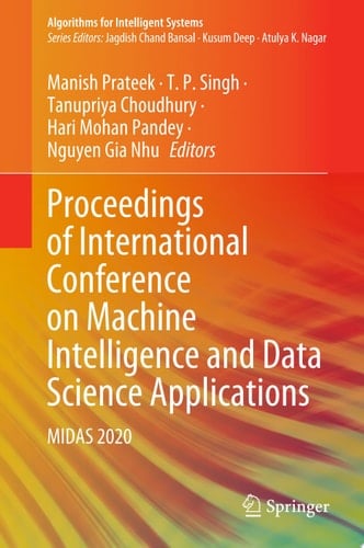 Proceedings of International Conference on Machine Intelligence and Data Science Applications