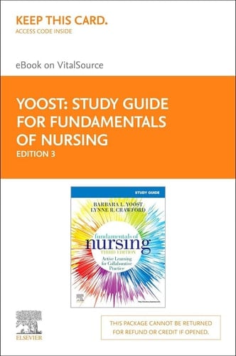 Study Guide for Fundamentals of Nursing - Elsevier eBook on VitalSource (Retail Access Card)