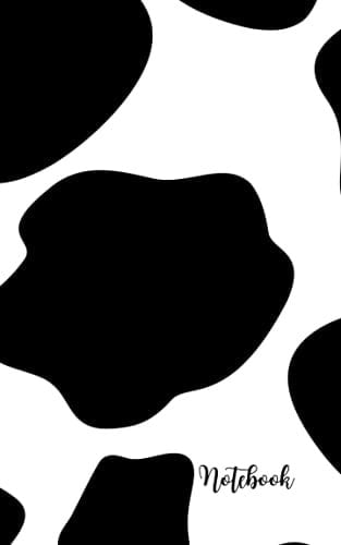 Notebook A5 Lined Notebook Indie Cow Print