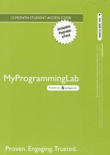 MyProgrammingLab with Pearson EText -- Access Card -- for Absolute Java